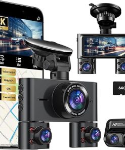 Dash Camera-HUPEJOS-Dash Cam- 360° Dash Camera for Cars Front and Rear Inside