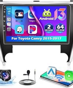 Dash Camera-Hikity-Car Stereo for Toyota Camry 2015 2016 2017 with Wireless Apple Carplay Android Auto- 2+64G Android 13 10.1 inch Touch Screen Radio with GPS WiFi BT SWC FM RDS Radio EQ Mirror Link+AHD Backup Camera Dash Camera-Hikity-Car Stereo for Toyota Camry 2015 2016 2017 with Wireless Apple Carplay Android Auto- 2+64G Android 13 10.1 inch Touch Screen Radio with GPS WiFi BT SWC FM RDS Radio EQ Mirror Link+AHD Backup Camera