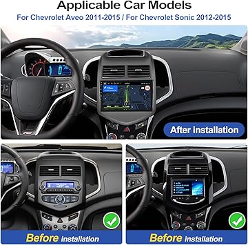 Dash Camera-CAMECHO-2G+64G Car Radio Stereo for Chevrolet Chevy Sonic 2011-2015 with Wireless CarPlay Android Auto 9″ Android 13 Car Stereo Touch Screen Head Unit with GPS Navigation WiFi Bluetooth FM AHD Backup Camera 2 Dash Camera-CAMECHO-2G+64G Car Radio Stereo for Chevrolet Chevy Sonic 2011-2015 with Wireless CarPlay Android Auto 9" Android 13 Car Stereo Touch Screen Head Unit with GPS Navigation WiFi Bluetooth FM AHD Backup Camera - Image 2