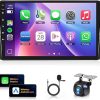 Dash Camera-METEESER-[8Core2+64G] Car Radio Stereo for Dodge Grand Caravan 11-20 Chrysler Town & Country 11-16 Grand Voyager 11-15 Wireless Carplay Android Auto-9″ IPS