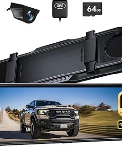 Dash Camera-pelsee-P10 Plus 4K WiFi Mirror Dash Cam- 10″ Rear View Mirror Camera with 64GB Card Dash Camera-pelsee-P10 Plus 4K WiFi Mirror Dash Cam- 10″ Rear View Mirror Camera with 64GB Card