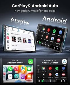 Dash Camera-Fortdows-𝟖 𝐂𝐨𝐫𝐞 𝟒𝐆+𝟑𝟐𝐆 5G WiFi Upgrade Car Radio for Toyota RAV4 2007-2012: 9 inch 1280 * 800 HD Touchscreen Stereo with Wireless Carplay Android Auto Backup Camera Bluetooth DSP GPS SWC FM 2