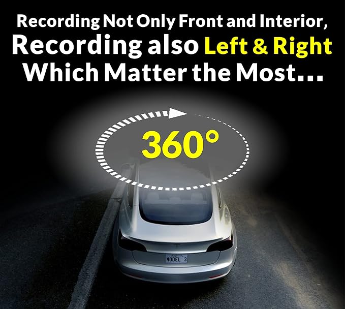 Dash Camera-Rydeen-RYDEEN TOMBO 360X Surround View 4K Dash Camera 10-inch Touchscreen Frameless Rearview Mirror with TFT Monitor w/Auto Brightness Day/Night- Backup Video-in 2 Dash Camera-Rydeen-RYDEEN TOMBO 360X Surround View 4K Dash Camera 10-inch Touchscreen Frameless Rearview Mirror with TFT Monitor w/Auto Brightness Day/Night- Backup Video-in - Image 2