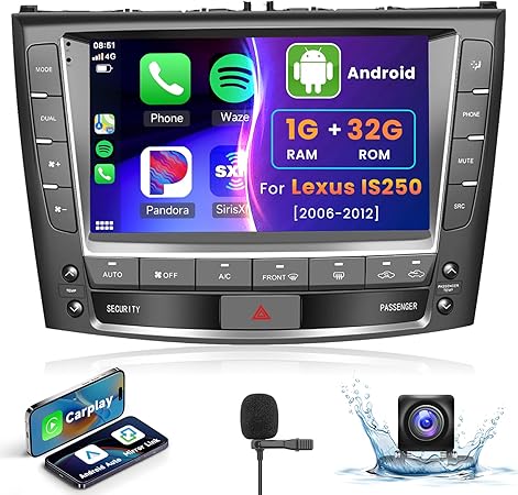 Dash Camera-podofo-9 inch Android Car Radio for Lexus IS250 IS300 IS350 2006-2012 with Wireless CarPlay Android Auto Canbus-Podofo HD IPS Touchscreen Bluetooth Stereo with GPS WiFi HiFi/16 EQ AHD Backup Camera Dash Camera-podofo-9 inch Android Car Radio for Lexus IS250 IS300 IS350 2006-2012 with Wireless CarPlay Android Auto Canbus-Podofo HD IPS Touchscreen Bluetooth Stereo with GPS WiFi HiFi/16 EQ AHD Backup Camera