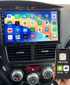 Dash Camera-Hikity-Car Stereo for Subaru Forester Impreza WRX STI 2008 2009 2010 2011 2012- 9 inch 1+32G Android 13 Touchscreen Car Radio with Mirror Link GPS WiFi Bluetooth FM RDS Radio Hands-Free