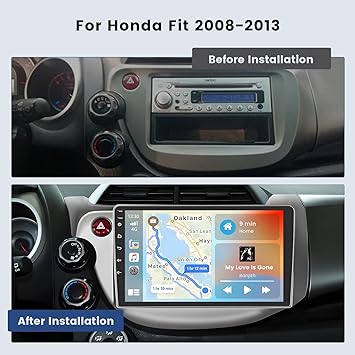Dash Camera-Hikity-Hikity Android Car Stereo for Honda Fit 2008-2013 Radio 2+64GB 10.1 Inch Touchscreen Car Radio Wireless Carplay Android Auto GPS Navigation WiFi Bluetooth FM EQ Backup Camera 2 Dash Camera-Hikity-Hikity Android Car Stereo for Honda Fit 2008-2013 Radio 2+64GB 10.1 Inch Touchscreen Car Radio Wireless Carplay Android Auto GPS Navigation WiFi Bluetooth FM EQ Backup Camera - Image 2