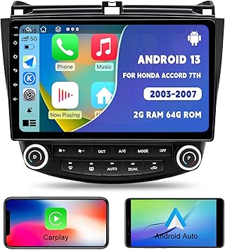Dash Camera-UUTouIoI-for Honda Accord 7th 2003 2004 2005 2006 2007- Android 13 Car Stereo with Wireless Carplay Android Auto Dash Camera-UUTouIoI-for Honda Accord 7th 2003 2004 2005 2006 2007- Android 13 Car Stereo with Wireless Carplay Android Auto