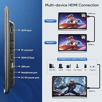 Dash Camera-AINAVI-13.3″ Android 10 Car Tablet TV-4K Video Playback Car Headrest Touchscreen Monitor with 5G WiFi Wireless Phone Mirror Link Airplay HDMI Bluetooth USB SD Video Player (13.3″ 4G +64G (2*pcs) Android 10) 3 Dash Camera-AINAVI-13.3" Android 10 Car Tablet TV-4K Video Playback Car Headrest Touchscreen Monitor with 5G WiFi Wireless Phone Mirror Link Airplay HDMI Bluetooth USB SD Video Player (13.3" 4G +64G (2*pcs) Android 10) - Image 3