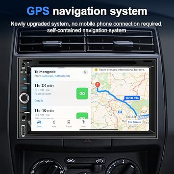 Dash Camera-B4U-Double Din car Stereo with CD/DVD Player- CarPlay & Android Auto- Car Audio with Bluetooth 3 Dash Camera-B4U-Double Din car Stereo with CD/DVD Player- CarPlay & Android Auto- Car Audio with Bluetooth - Image 3