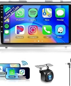 Dash Camera-METEESER-8Core 6+128G Car Stereo for Toyota Camry 2006-2011 𝐰𝐢𝐭𝐡 𝐉-𝐁-𝐋-9 Inch 1280 * 720P IPS Touch Screen Android 13 Car Radio Wireless CarPlay Android Auto