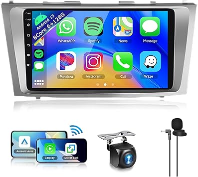 Dash Camera-METEESER-8Core 6+128G Car Stereo for Toyota Camry 2006-2011 π°π’ππ‘ π-π-π-9 Inch 1280 * 720P IPS Touch Screen Android 13 Car Radio Wireless CarPlay Android Auto Dash Camera-METEESER-8Core 6+128G Car Stereo for Toyota Camry 2006-2011 π°π’ππ‘ π-π-π-9 Inch 1280 * 720P IPS Touch Screen Android 13 Car Radio Wireless CarPlay Android Auto