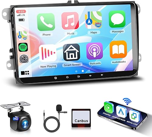 Dash Camera-Rimoody-Rimoody 2+64G Android Car Stereo for VW Passat Jetta Tiguan Golf MK5 MK6 T5 EOS Polo- 9” Touchscreen Dash Camera-Rimoody-Rimoody 2+64G Android Car Stereo for VW Passat Jetta Tiguan Golf MK5 MK6 T5 EOS Polo- 9'' Touchscreen