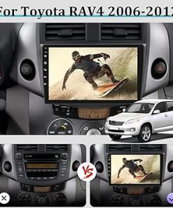 Dash Camera-NHOPEEW-2+64G Android 13 Car Stereo for Toyota RAV4 2006-2012 – 9 Inch Touchscreen Radio with Carplay & Android Auto – GPS Navigation- Mirror Link for Android/iOS 2