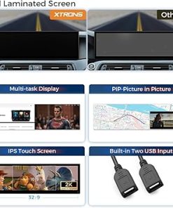 Dash Camera-XTRONS-XTRONS 14.9 Inch Android 14 Car Stereo for BMW F10/F11 (2011-2012) CIC System- 2K IPS Touch Screen 4+64GB Global 4G Car Radio GPS Navigation Support Wireless Car Play Android Auto 2