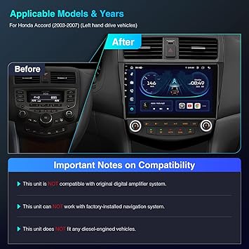 Dash Camera-XTRONS-XTRONS Android 13 Car Stereo Radio Player 10.1 Inch IPS Touch Screen GPS Navigation Built-in DSP Car Play Android Auto Bluetooth Head Unit Supports Backup Camera WiFi OBD2 DVR 4G LTE for Honda Accord 2 Dash Camera-XTRONS-XTRONS Android 13 Car Stereo Radio Player 10.1 Inch IPS Touch Screen GPS Navigation Built-in DSP Car Play Android Auto Bluetooth Head Unit Supports Backup Camera WiFi OBD2 DVR 4G LTE for Honda Accord - Image 2