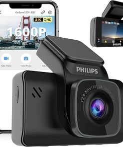 Dash Camera-PHILIPS-PHILIPS Dash Cam Wide Angle- 3″ Screen Dashcam for Cars