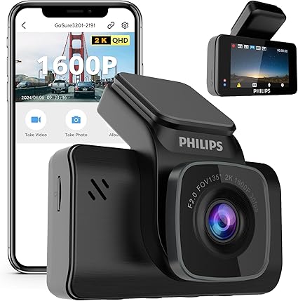 Dash Camera-PHILIPS-PHILIPS Dash Cam Wide Angle- 3″ Screen Dashcam for Cars 3 Dash Camera-PHILIPS-PHILIPS Dash Cam Wide Angle- 3" Screen Dashcam for Cars - Image 3