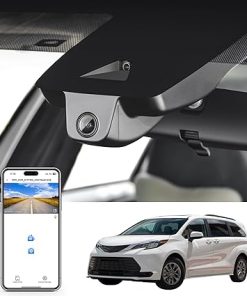 Dash Camera-mangoal-4K Dash Cam Custom fit for Toyota Sienna Gen4 XL40 2021 2022 2023 2024 2025 LE Limited XLE Platinum XSE- Integrated OEM Look