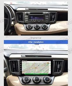Dash Camera-Strpump-9” Android 10.0 Car Radio Stereo GPS Navigation Fit for Toyota RAV4 2013~2018 Head Unit Carplay 4G WIFI Bluetooth 2