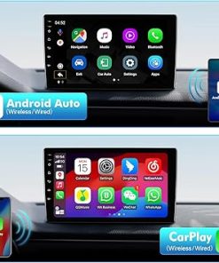 Dash Camera-FeirTon-4+64G 10.1-inch Android 13 WiFi 6 Car Stereo for Ford Mustang 2010 2011 2012 2013 2014 IPS Touchscreen Screen Bluetooth 5.4 Car Radio with Carplay & Android Auto Support Backup Camera FM Navi SWC 2