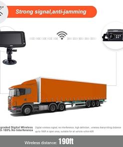 Dash Camera-yuwei-Wireless Backup Camera System- IP69 Waterproof Wireless License Plate Rear View Camera 2