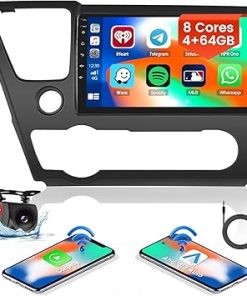 Dash Camera-Inefala-8-Core 4+64G Android 13 Car Stereo for Honda Civic 2013-2017 Upgrade Radio- 9” HD Touch Screen with Wireless CarPlay & Android Auto Dash Camera-Inefala-8-Core 4+64G Android 13 Car Stereo for Honda Civic 2013-2017 Upgrade Radio- 9” HD Touch Screen with Wireless CarPlay & Android Auto