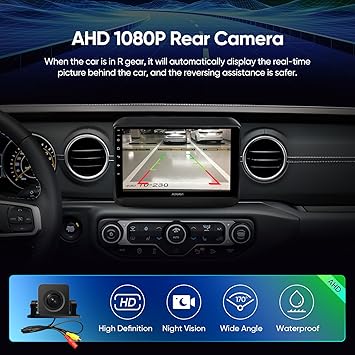 Dash Camera-AINAVI-9-inch Android Car Radio Stereo for Jeep Wrangler JL Gladiator JT 2018-2021 Wireless CarPlay Android Auto AirPlay MirrorLink GPS Navigation Touchscreen Upgrade Bluetooth Multimedia Player 3 Dash Camera-AINAVI-9-inch Android Car Radio Stereo for Jeep Wrangler JL Gladiator JT 2018-2021 Wireless CarPlay Android Auto AirPlay MirrorLink GPS Navigation Touchscreen Upgrade Bluetooth Multimedia Player - Image 3