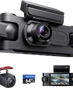 Dash Camera-Seventour-4 Channel Dash Cam Front and Rear Inside Left Right- 1080P Dash Camera for Cars