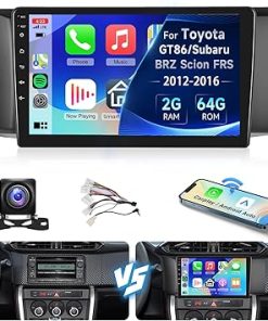 Dash Camera-METEESER-2+64G for Toyota GT86/Subaru BRZ Scion FRS 2012-2016 Car Radio with Wireless Carplay/Android Auto-Android Car Stereo 9“ Touch Screen 28UI GPS WiFi Bluetooth FM/RDS Mirror Link SWC+Backup Camera&Mic Dash Camera-METEESER-2+64G for Toyota GT86/Subaru BRZ Scion FRS 2012-2016 Car Radio with Wireless Carplay/Android Auto-Android Car Stereo 9“ Touch Screen 28UI GPS WiFi Bluetooth FM/RDS Mirror Link SWC+Backup Camera&Mic