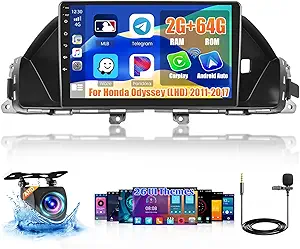 Dash Camera-Inefala-2+64G Screen for Honda Odyssey 2011 2012 2013 2014 2015 2016 2017 CarPlay Stereo Android 13 Car Radio 9 Inch Touchscreen Android Auto Backup Camera GPS FM RDS DSP 26UI Dash Camera-Inefala-2+64G Screen for Honda Odyssey 2011 2012 2013 2014 2015 2016 2017 CarPlay Stereo Android 13 Car Radio 9 Inch Touchscreen Android Auto Backup Camera GPS FM RDS DSP 26UI