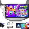 Dash Camera-Roinvou-Roinvou [2G+64G] Car Radio for Honda Fit 2008-2013 with Wireless Carplay/Android Auto- 10.1 Inch Android 13 IPS Touch Screen Car Stereo