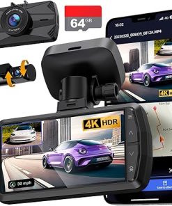 Dash Camera-YEECORE-Dash Cam Front and Rear- Real 4K+1080P Dual Dash Cam Dash Camera-YEECORE-Dash Cam Front and Rear- Real 4K+1080P Dual Dash Cam