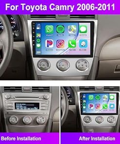 Dash Camera-Rimoody-10.1 Inch Radio Carplay for Toyota Camry 2006-2011- Rimoody 2G 64G Android 13 Car Stereo Touch Screen Android Auto HiFi Car Radio with Bluetooth Mirror Link GPS FM WiFi + Backup Camera 2
