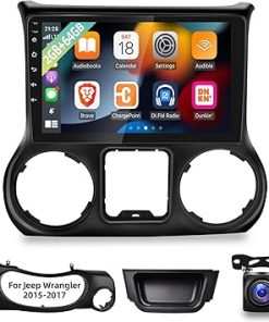 Dash Camera-EKAT-Android 13 Car Radio for Jeep Wrangler 2015 2016 2017 with Carplay and Android Auto 10.1 inch Touch Screen Car Stereo with AHD Backup Camera/Mic/HiFi (2+64G) Dash Camera-EKAT-Android 13 Car Radio for Jeep Wrangler 2015 2016 2017 with Carplay and Android Auto 10.1 inch Touch Screen Car Stereo with AHD Backup Camera/Mic/HiFi (2+64G)