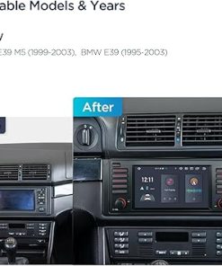 Dash Camera-XTRONS-XTRONS 7 Inch Android 13 Car Stereo for BMW E39 M5 1999-2003 E39 1995-2003- Touch Screen 4+64GB Car Bluetooth Head Unit Global 4G LTE Car Radio GPS Navigation Support Wireless Car Play Android Auto 2