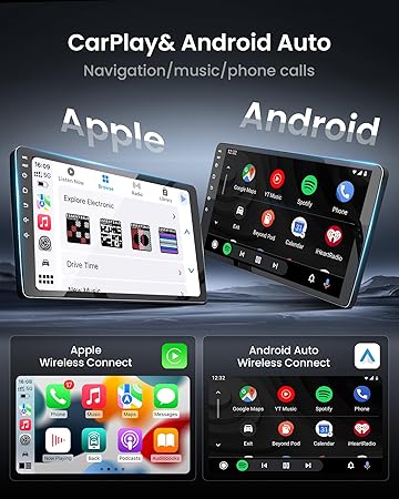 Dash Camera-Fortdows-Car Radio for Jeep Wrangler JK 2007-2018 Dodge Ram 1500 2009-2012: 10.1 Inch 1280×800 Touchscreen Replacement Stereo Upgrade Wireless Carplay Android Auto GPS Backup Camera Bluetooth FM 3 Dash Camera-Fortdows-Car Radio for Jeep Wrangler JK 2007-2018 Dodge Ram 1500 2009-2012: 10.1 Inch 1280x800 Touchscreen Replacement Stereo Upgrade Wireless Carplay Android Auto GPS Backup Camera Bluetooth FM - Image 3