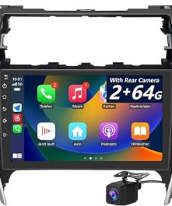 Dash Camera-EagleNav-Android 13 [2GB+64GB] Car Radio Compatible for Toyota Camry 2012 2013 2014 with Reverse Camera- 10 Inch Touch Screen with GPS/FM/AM/SWC