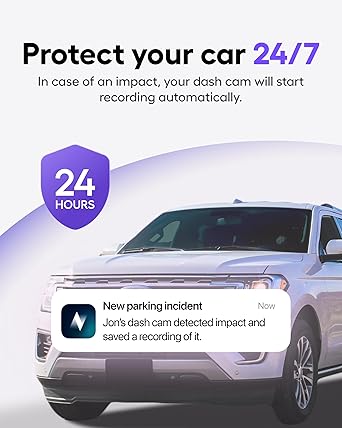 Dash Camera-Nexar-Nexar Beam GPS Dash Cam – Dash Camera for Cars with 32GB SD Card Included Unlimited Cloud Storage 24H Parking Mode Dash Cam for Cars. Wireless Car Camera with 1-Year Nexar Classic App Subscription. 2 Dash Camera-Nexar-Nexar Beam GPS Dash Cam - Dash Camera for Cars with 32GB SD Card Included Unlimited Cloud Storage 24H Parking Mode Dash Cam for Cars. Wireless Car Camera with 1-Year Nexar Classic App Subscription. - Image 2