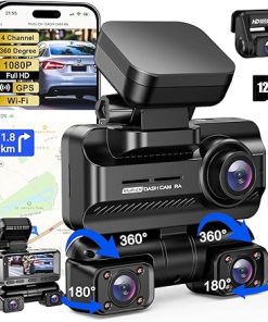 Dash Camera-ZYEIPO-Dash Cam 4 Channel 360° Front Rear Inside DashCam- 4K Full HD Dashcam Car Camera Dash Camera-ZYEIPO-Dash Cam 4 Channel 360° Front Rear Inside DashCam- 4K Full HD Dashcam Car Camera