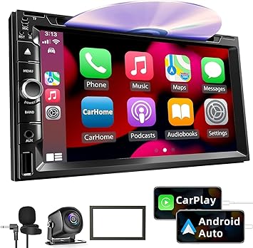 Dash Camera-Inexaccessories-Double Din Car Stereo with CD/DVD Player- 7-Inch Touch Screen Dash Camera-Inexaccessories-Double Din Car Stereo with CD/DVD Player- 7-Inch Touch Screen