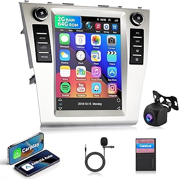 Dash Camera-Rimoody-2+64G Android Car Radio Car Stereo for Toyota Camry 2006-2011 Wireless Carplay Android Auto- 9.7” Touch Screen Head Unit Mirror Link WiFi GPS Navigation Bluetooth FM RDS Hi-Fi AHD Backup Camera SWC Dash Camera-Rimoody-2+64G Android Car Radio Car Stereo for Toyota Camry 2006-2011 Wireless Carplay Android Auto- 9.7'' Touch Screen Head Unit Mirror Link WiFi GPS Navigation Bluetooth FM RDS Hi-Fi AHD Backup Camera SWC