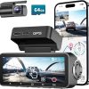 Dash Camera-wellqual-2.5K Mirror Dash Cam Backup with Carplay & Android Auto- 10″ Smart Touch Screen with Rear View Mirror Camera for Car 5