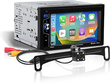 Dash Camera-BOSS Audio Systems-BOSS Audio Systems Elite Series BE62CP-C Car Stereo – Apple CarPlay- 6.2 Inch Double Din Dash Camera-BOSS Audio Systems-BOSS Audio Systems Elite Series BE62CP-C Car Stereo - Apple CarPlay- 6.2 Inch Double Din