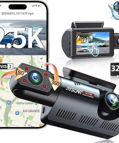 Dash Camera-Juscar-Smart 3 Channel WiFi Dash Cam with GPS- Voice Control Dash Camera-Juscar-Smart 3 Channel WiFi Dash Cam with GPS- Voice Control
