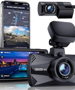 Dash Camera-YEECORE-Dual Dash Cam 5G WiFi GPS- Real 4K+HDR 1080P Dash Cam Front and Rear