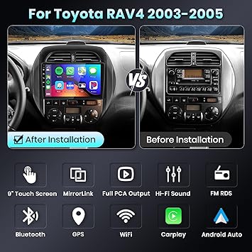 Dash Camera-podofo-2G 64G Android Car Stereo for Toyota RAV4 2003 2004 2005 with Wireless CarPlay Android Auto-podofo 9 inch Touch Screen Bluetooth Car Radio Receivers with GPS FM/RDS HiFi Audio WiFi Backup Camera 2 Dash Camera-podofo-2G 64G Android Car Stereo for Toyota RAV4 2003 2004 2005 with Wireless CarPlay Android Auto-podofo 9 inch Touch Screen Bluetooth Car Radio Receivers with GPS FM/RDS HiFi Audio WiFi Backup Camera - Image 2