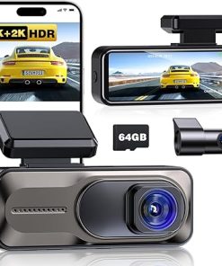 Dash Camera-CAMBLO-4K+2K Dash Cam Front and Rear-3.2″ IPS Full Screen Dual Dash Camera for Cars