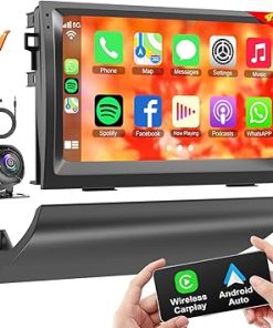 Dash Camera-electrosmart-Android 13 Car Radio for Toyota Prius 2003-2009 with Wireless Carplay Android Auto-9 Inch IPS Touch Screen Car Stereo with GPS Nav/Bluetooth/FM AM/Backup Camera/WiFi/SWC/HiFi/Mirrorlink 4G+64G