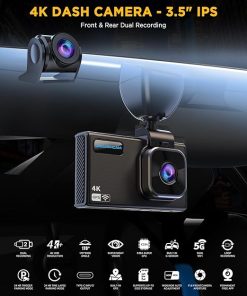Dash Camera-ONDASHCAM-Dash Cam Front and Rear- 4K/2.5K Dual Dash Camera for Cars 2