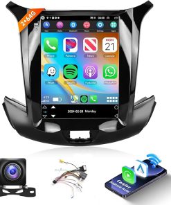 Dash Camera-VECHTEL-2G+64G Android 13 Car Radio for Chevrolet Chevy Cruze 2015 2016 2017 with Wireless Carplay Android Auto- 9.7″ Touch Screen Car Stereo Support GPS/WiFi/Bluetooth/FM/SWC/Backup Camera